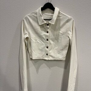 Recess Cream Women’s Long Sleeve Top M 16x16